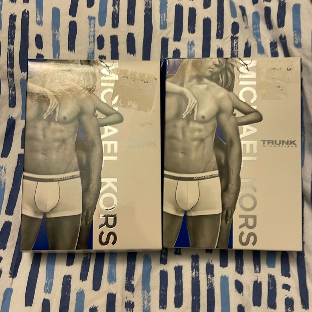 Michael Kors microfiber trunks